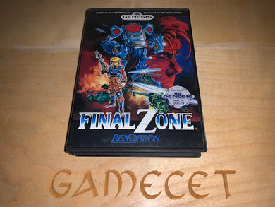 Final Zone Sega Mega Drive Genesis USA