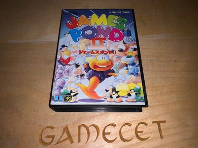 James Pond II 2 JAPAN Sega Mega Drive EA fat Box