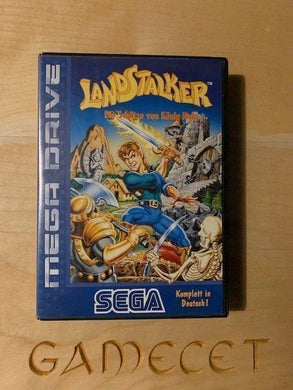 Landstalker Blue Cover Sega Mega Drive