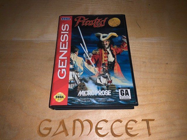 Pirates! Gold Sega Mega Drive Genesis mit Karte Map