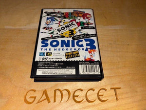 Sonic 3 The Hedgehog JAPAN Sega Mega Drive