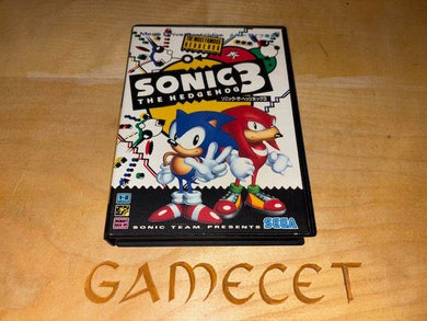Sonic 3 The Hedgehog JAPAN Sega Mega Drive