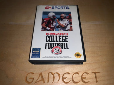 Bill Walsh College Football Sega Mega Drive