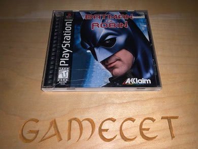 Batman and Robin PS1 Playstation Sony Amerika